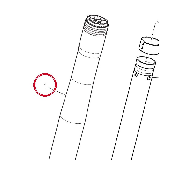 Fourche complète droit — réf. 34421312A | Ducati Store