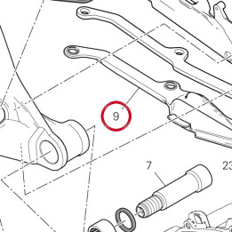 Patin chaîne inférieure — réf. 44712581A | Ducati Store