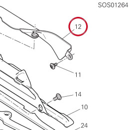 Bavette Garde-Boue — réf. 46015452A | Ducati Store