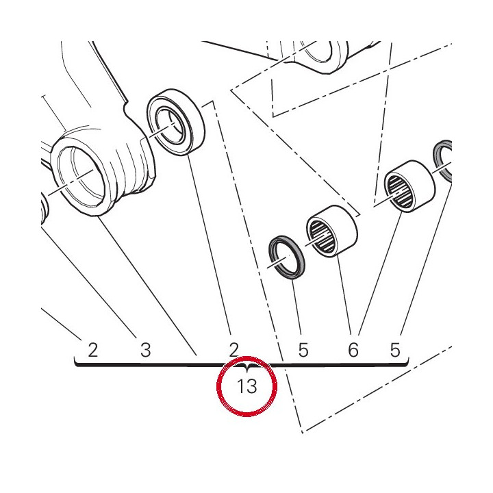 Bras oscillant arrière — réf. 37020551AA | Ducati Store
