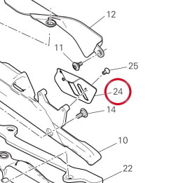 Cache-Chaine 44610551AA — réf. 44610551AA | Ducati Store