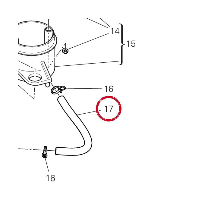 Tuyau 87712681A — réf. 87712681A | Ducati Store