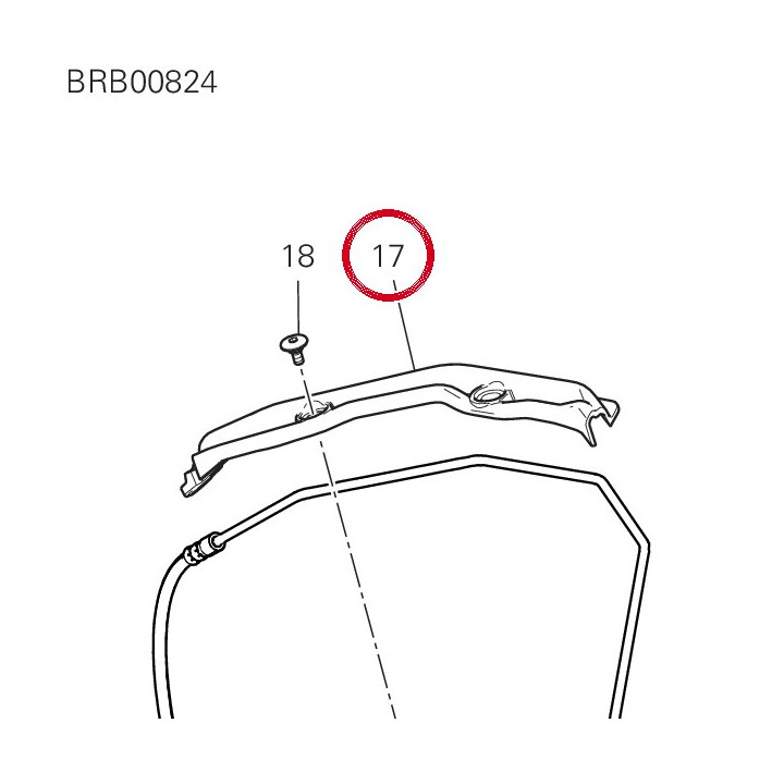 Guide tuyau bras oscillant — réf. 8301L292A | Ducati Store