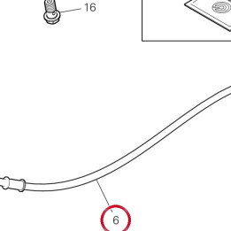 Tuyau huile embrayage — réf. 63211123A | Ducati Store