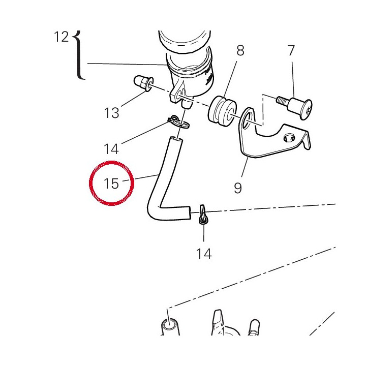 Tuyau 87710681A — réf. 87710681A | Ducati Store