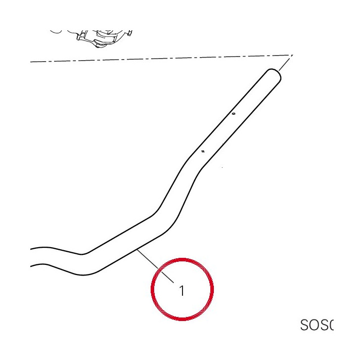 Guidon 36015992AA — réf. 36015992AA | Ducati Store