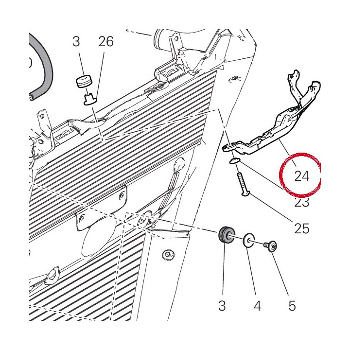 Passe-Cable 75811851A — réf. 75811851A | Ducati Store