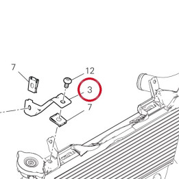 Bride avant 8301L591AA — réf. 8301L591AA | Ducati Store