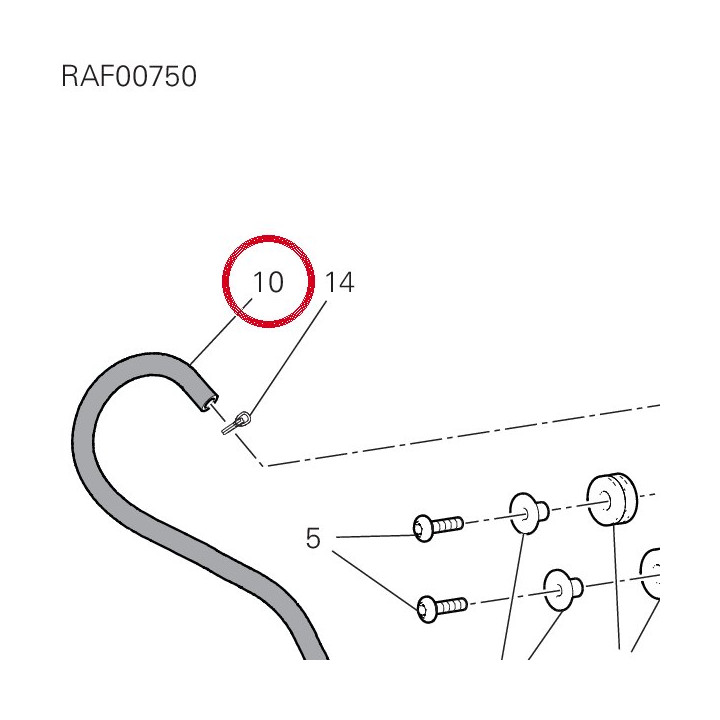 Tube D'Event 93410361A — réf. 93410361A | Ducati Store