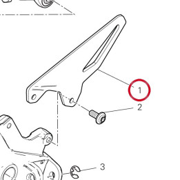 Pare-Talon avant gauche — réf. 24716141AA | Ducati Store