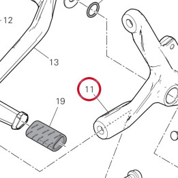 Plaque G. avant 82414051AA — réf. 82414051AA | Ducati Store