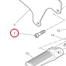 Vis tceif M5X18 77112261A — réf. 77112261A | Ducati Store