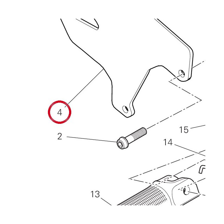 Pare-Talon avant droit — réf. 24716131AA | Ducati Store