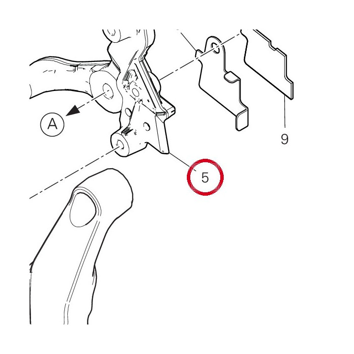Support pompe frein — réf. 8291N272AA | Ducati Store