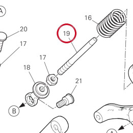 Tige 11713731AA — réf. 11713731AA | Ducati Store