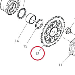 Couronne D41 49411961AA — réf. 49411961AA | Ducati Store