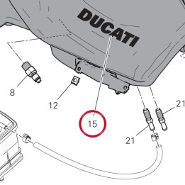 Embleme Ducati 4381D871A — réf. 4381D871A | Ducati Store
