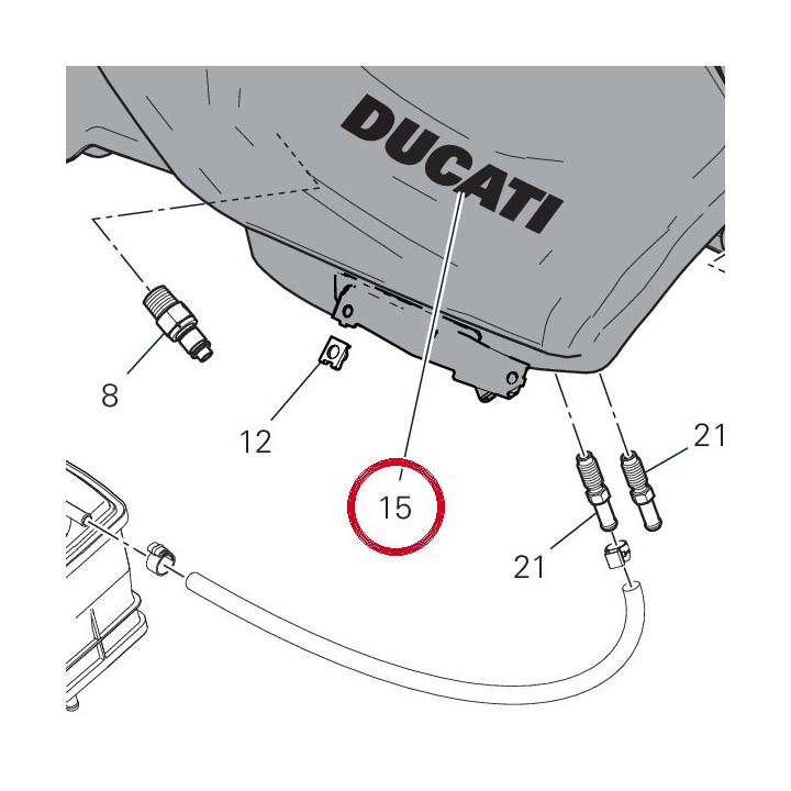 Embleme Ducati 4381D871A — réf. 4381D871A | Ducati Store