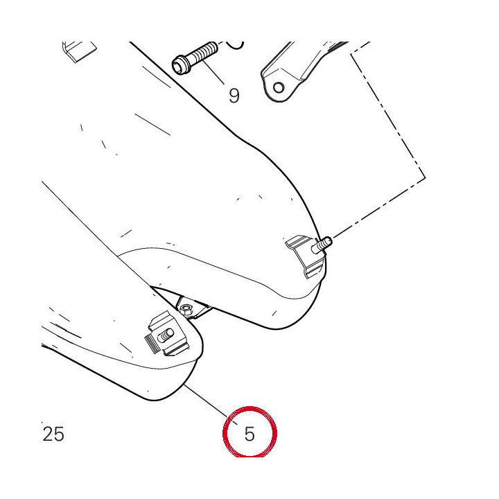 Silencieux 57316121AA — réf. 57316121AA | Ducati Store