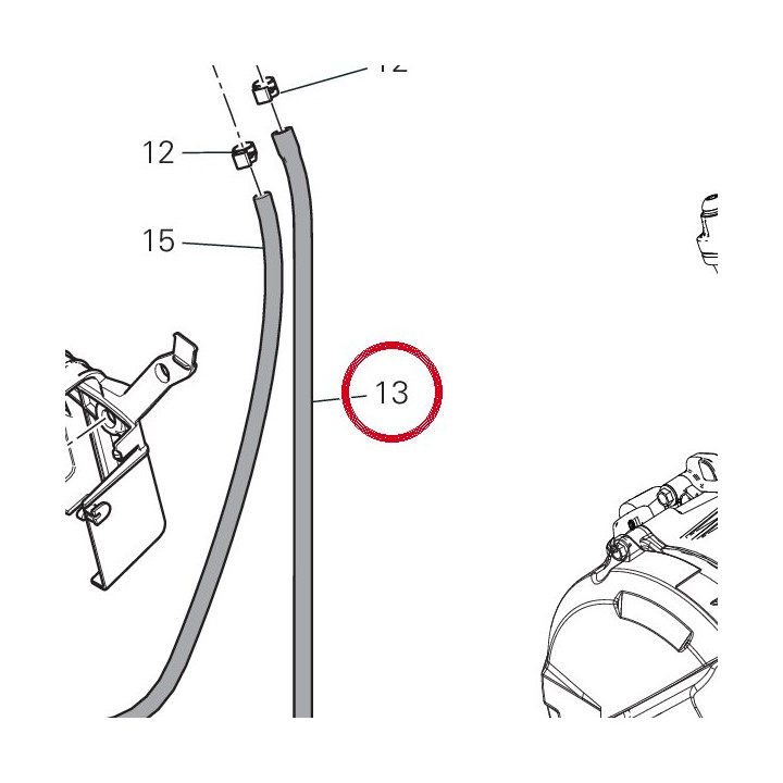 Tuyau drainage 87614131A — réf. 87614131A | Ducati Store