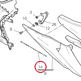 Decalcomanie Streetfighter — réf. 4381F121A | Ducati Store