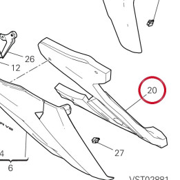 Panneau insonorisant — réf. 48612761B | Ducati Store