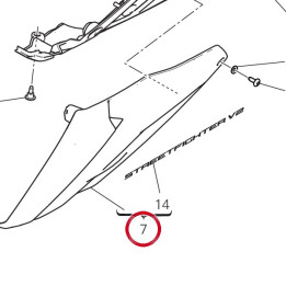 Embout gauche devant — réf. 480PC561AA | Ducati Store