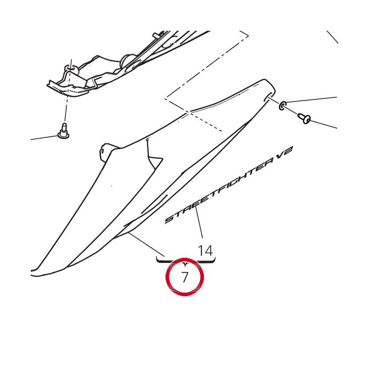 Embout gauche devant — réf. 480PC561AA | Ducati Store