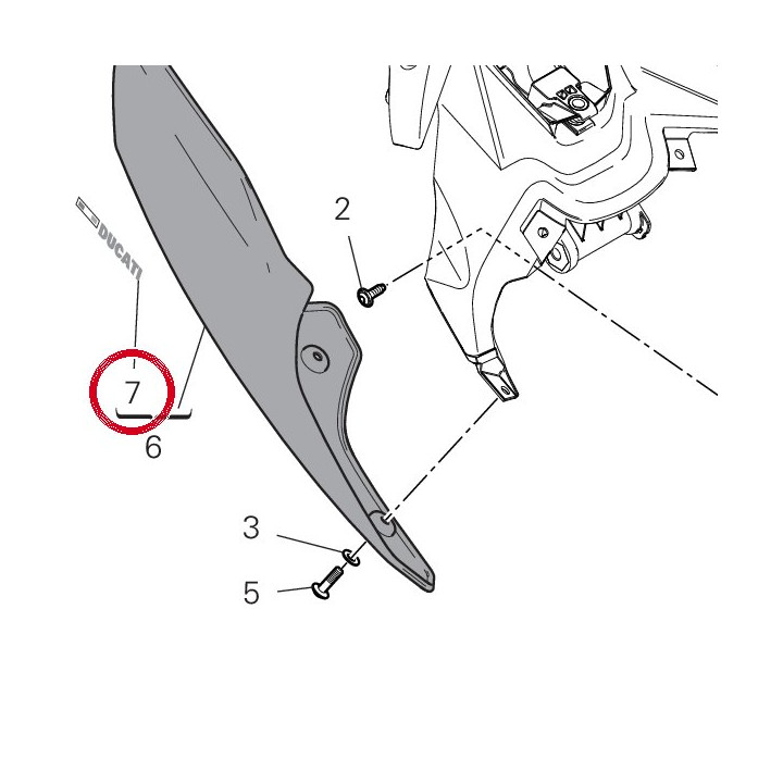 Decalcomanie drapeau ita — réf. 4381D891A | Ducati Store