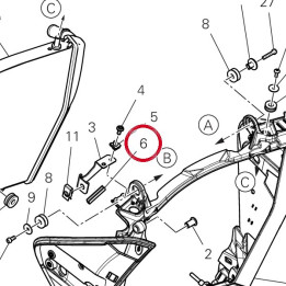 Caoutchouc 76414301A — réf. 76414301A | Ducati Store