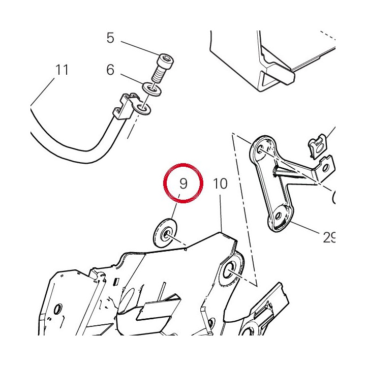 Entretoise 71616171AB — réf. 71616171AB | Ducati Store