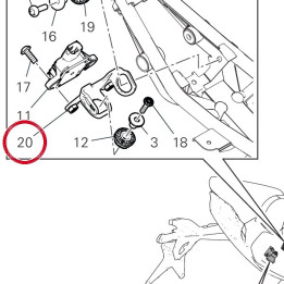 Equerre 8301L421BA — réf. 8301L421BA | Ducati Store