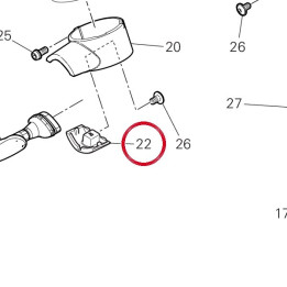 Couvercle droit 87210802A — réf. 87210802A | Ducati Store