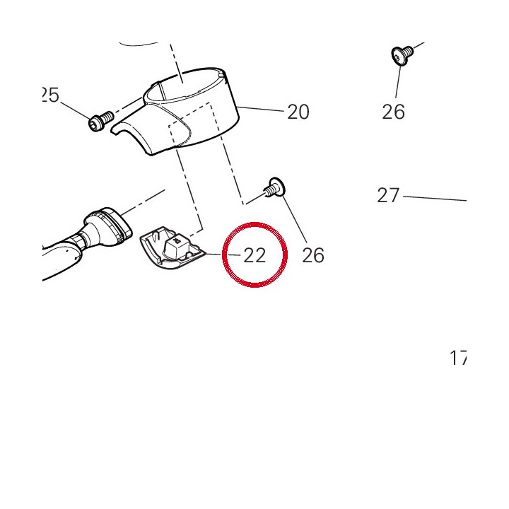 Couvercle droit 87210802A — réf. 87210802A | Ducati Store