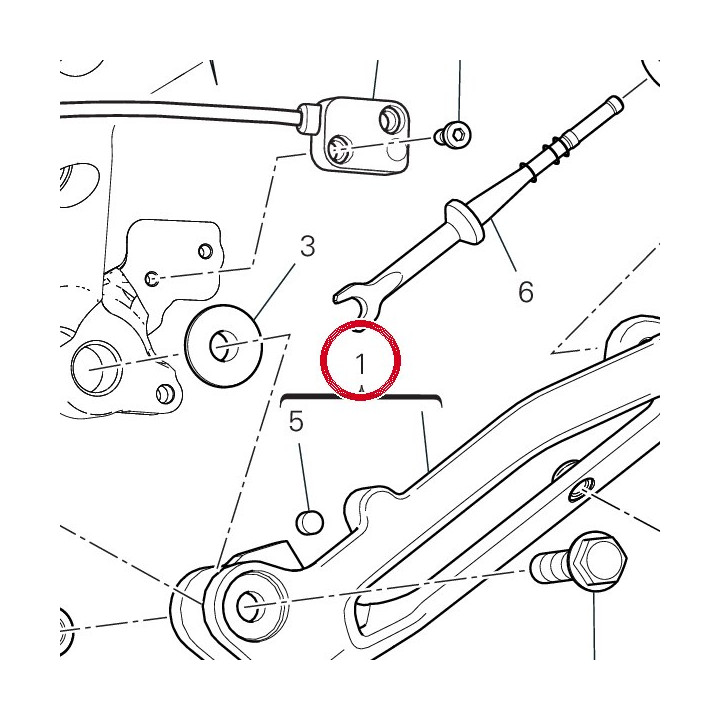 Béquille laterale — réf. 55621601AA | Ducati Store