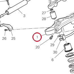 Tête de direction — réf. 34112211AA | Ducati Store