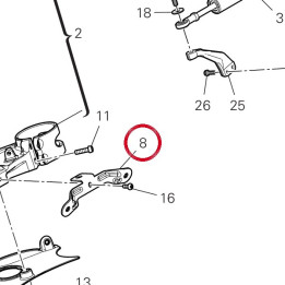 Support 8301P711AA — réf. 8301P711AA | Ducati Store