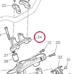 Cavalier guidon, inférieur — réf. 36016501AA | Ducati Store