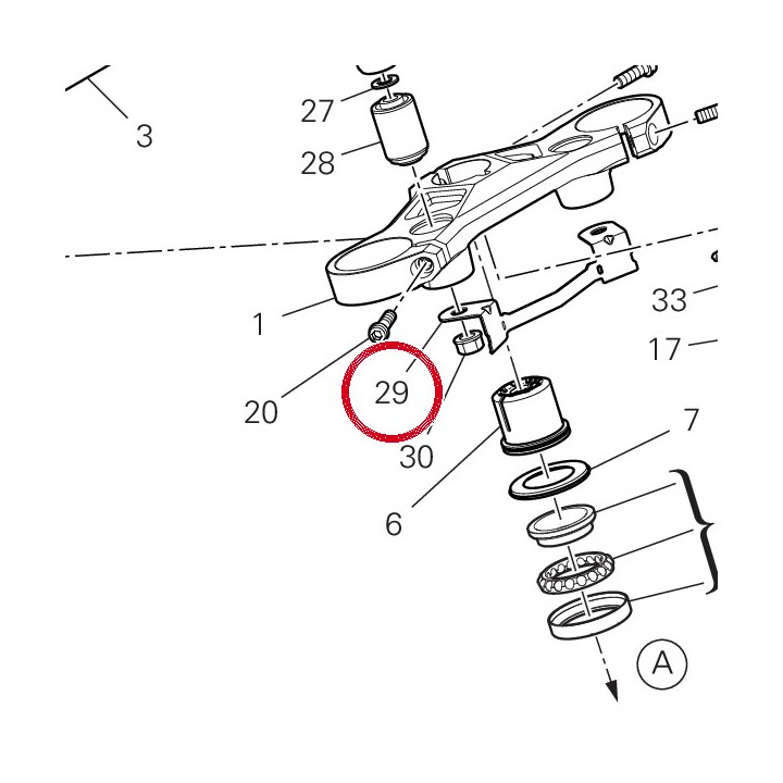 Passe-Tube 8301P601AA — réf. 8301P601AA | Ducati Store