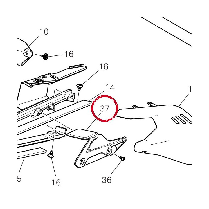 Cache-Chaine 44610781A — réf. 44610781A | Ducati Store