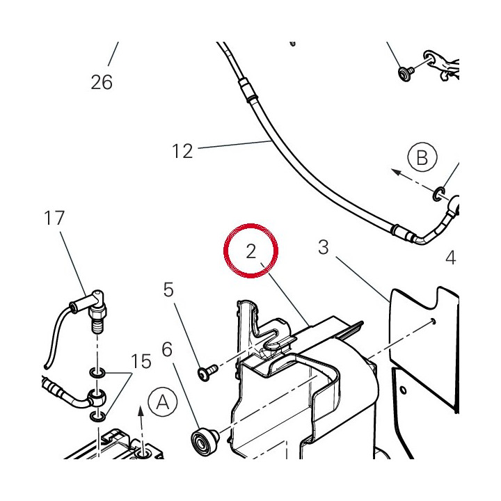 Support 8291Q201A — réf. 8291Q201A | Ducati Store