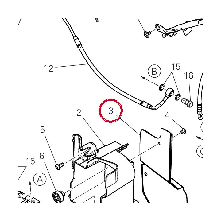 Pare-Chaleur Abs 46112012A — réf. 46112012A | Ducati Store