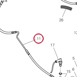 Durite maître cylindre — réf. 61912262A | Ducati Store