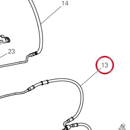 Durit boitier - étriers — réf. 61812201B | Ducati Store