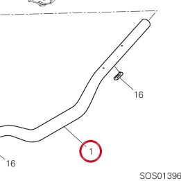 Guidon 36016511BA — réf. 36016511BA | Ducati Store