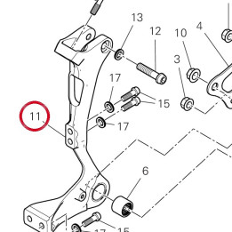 Support amortisseur — réf. 8291R673AA | Ducati Store