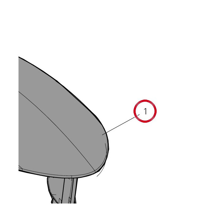 Garde-Boue avant 56417082AB — réf. 56417082AB | Ducati Store