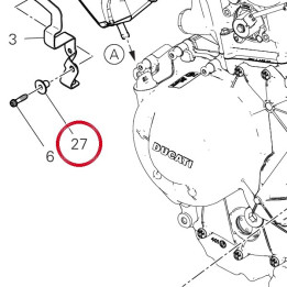 Entretoise 71615151AB — réf. 71615151AB | Ducati Store