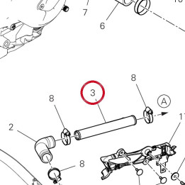 Tuyau cote alternateur — réf. 80018641A | Ducati Store