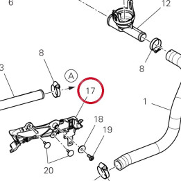 Support 8291S682A — réf. 8291S682A | Ducati Store